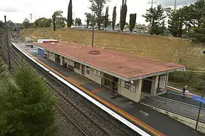 birds eye view of wastonia station