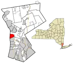 Location of Sleepy Hollow, New York