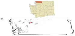 Location of Maple Falls, Washington