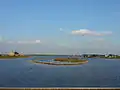 Buildings on the lake