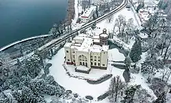 Castle in Kórnik (Arboretum) in winter, about 11&nbsp;mi east of Poznań.