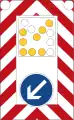 N/AMovable trailer with flashers and a big arrow to indicate drivers where to go